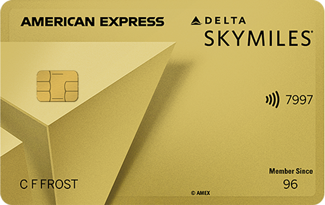 Delta SkyMiles Gold American Express Card card art