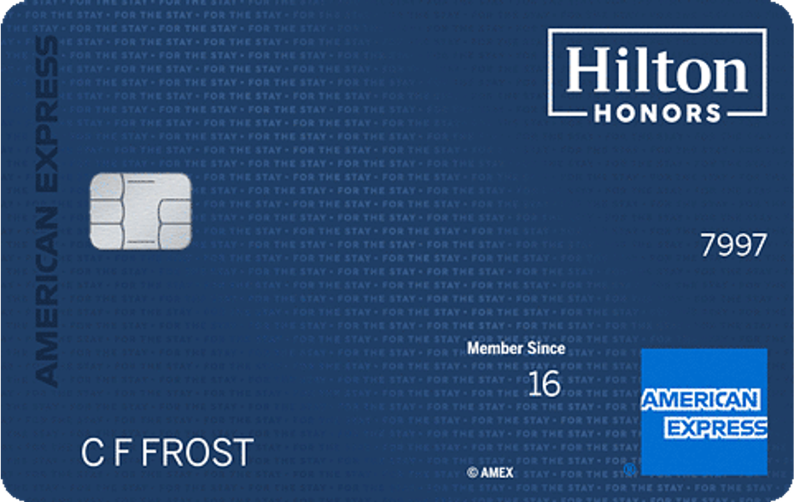 Hilton Honors American Express Surpass Card card art
